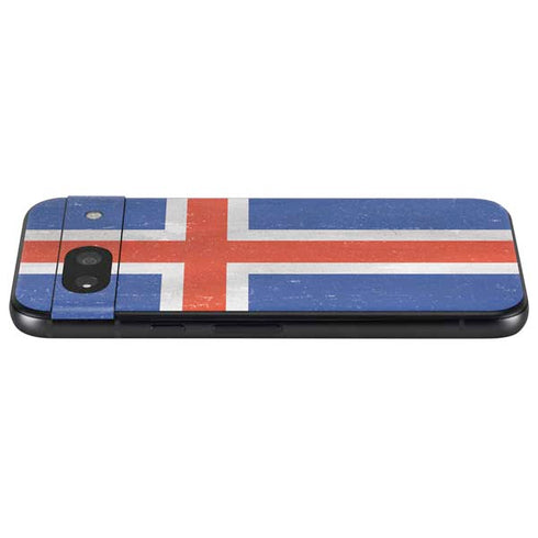 Iceland Flag Distressed Google Pixel 8a Skin